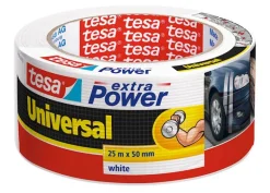 Duct tape 25 m x 50 mm wit