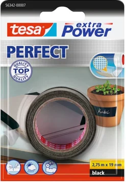Duct tape 2,75 m x 19 mm zwart