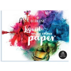 Ecoline Papierblok 24x30 (12 bladen) 290 gr