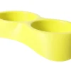 Eetpot dubbel Nuvola 7/2 groen 20 x 35 x 6 cm