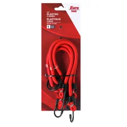 Elastiek 4 armen 8 mm x 60 cm rood