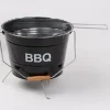 Emmer BBQ zwart 30x23x24cm