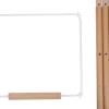 Evolu Extra Set Lange Poten + Voetsteun Hout Naturel Wit