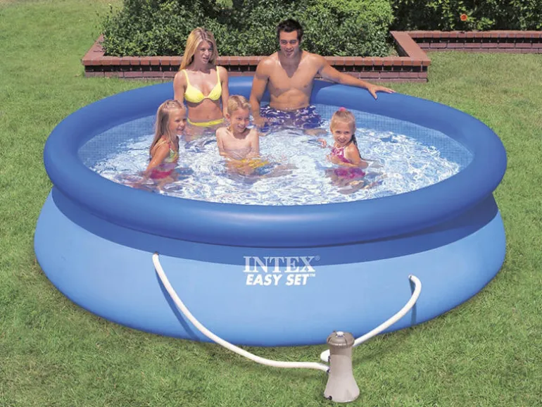 Familiezwembad 305x76 cm + pomp 12V