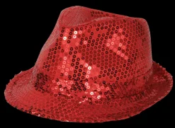 Feesthoedje, rood