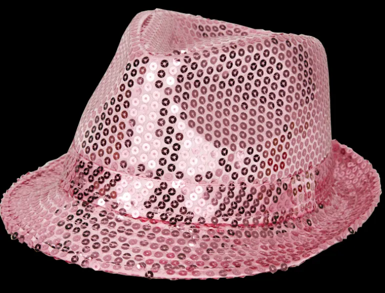 Feesthoedje, roze