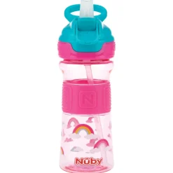 Flip-It Beker met Zachte Tuit uit Tritan™ - 360ml - roze