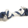 Flossytoy rood / blauw 2 knopen 300 g