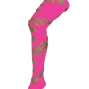 Fluo Panty met gaten - Roze