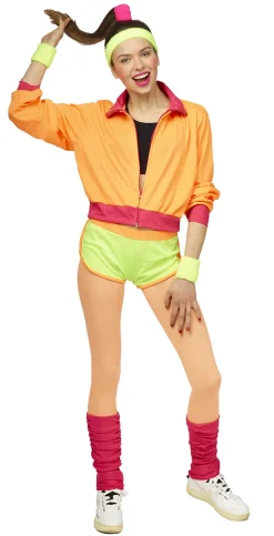 Fluo Trainingspak Fit Girl - Maat 36