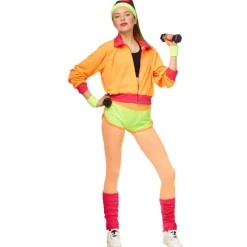 Fluo Trainingspak Fit Girl - Maat 40