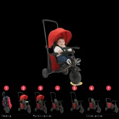 Folding trike 400 red