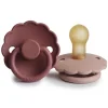 Fopspeen Daisy Latex Baby Blush/Woodchuck T2 (2 stuks)