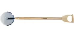 Gazonafboorder wiel met D-steel