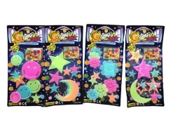 Glow in the dark stickerset per stuk
