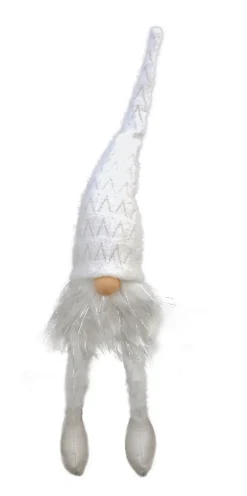 Gnome wit met hengelbenen 47cm