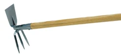 Hak drietand met lange steel