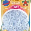 Hama 1000st strijkparels blauw fluo