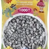 Hama 1000st strijkparels grijs
