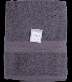 Handdoek dark grey 70x140 cm