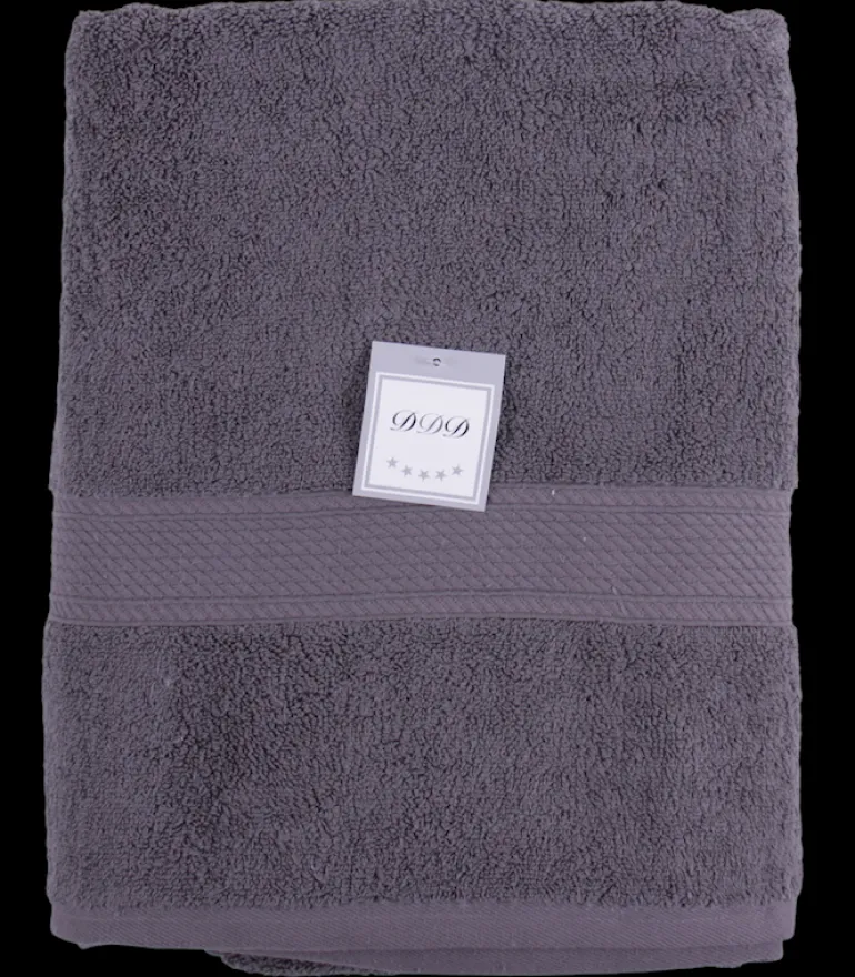 Handdoek dark grey 70x140 cm