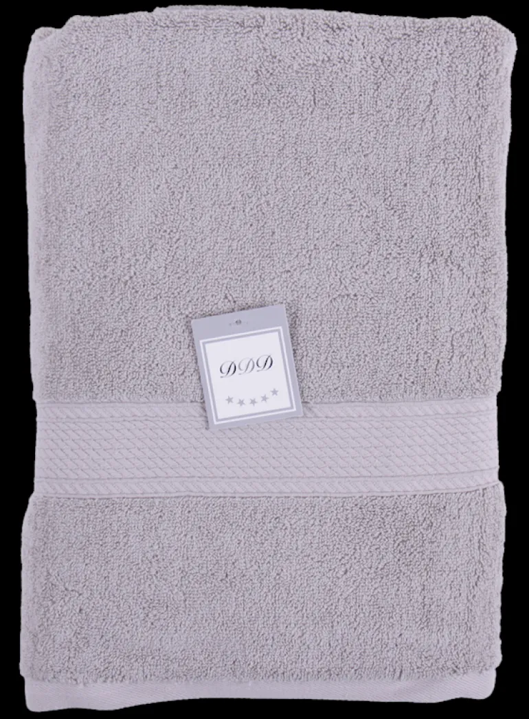 Handdoek light grey 70x140 cm