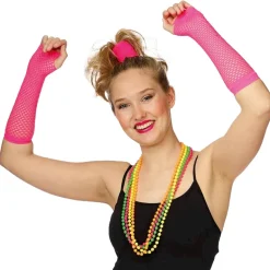 Handschoen Visnet Fuchsia