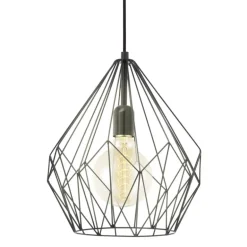 Hanglamp carlton zwart 49257