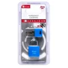 hangslot 20 mm blauw + 2 sleutels