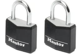 Hangslot 30 mm diameter 5 mm 4 pins zwart