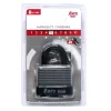 Hangslot 40 mm grijs + 2 sleutels