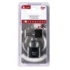 hangslot 20 mm  zwart + 2  sleutels