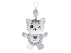 Hangspeeltje kat met licht en geluid