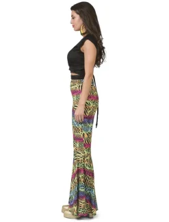 Hippie Broek met Dieren Print Dames - Maat 44/46