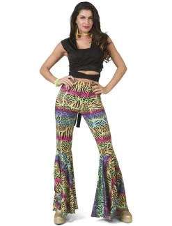 Hippie Broek met Dieren Print Dames - Maat 40/42