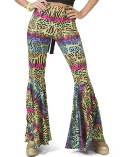 Hippie Broek met Dieren Print Dames - Maat 36/38