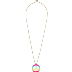 Hippie Set Flower Power - bril + hoofdband + oorbellen + ketting