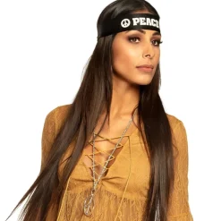 Hippie Set Peace Deluxe - bril + hoofdband + ketting
