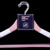 Houten kleerhanger roze 5 stuks