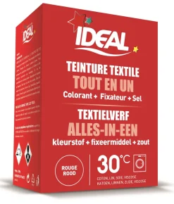 Ideal mini textielverf Rood 230 g