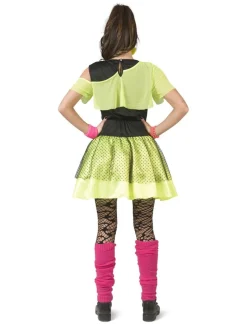 80ies Fluojurkje Kiss The Girl  - Maat 40/42