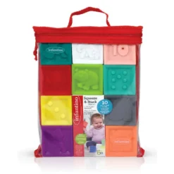 Infantino - Squeeze & Stack Blocks