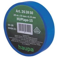 Isolatietape 19 mm 20 m blauw