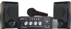 Karaoke Set W/Usb Mic + 2Spk