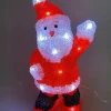 Kerstman LED acrylic 29 cm