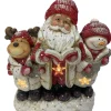 Kerstman, rendier & sneeuwman