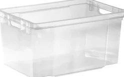 Keter Maxi Crownest Opbergbox Transparant - 59x39x30cm - 50L