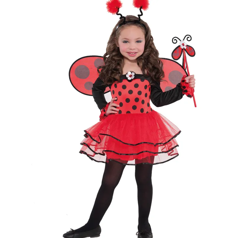 Kinderkostuum Ballerina Lieveheersbeestje - 4-6 jaar