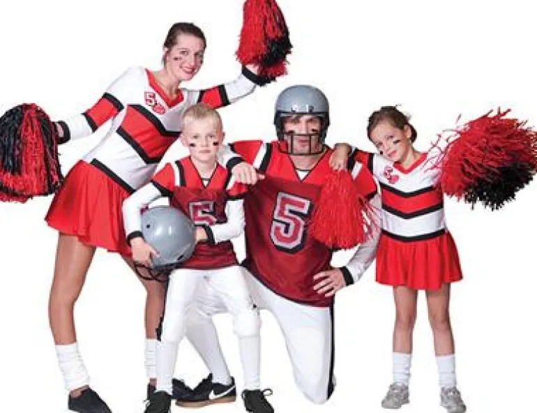 Kinderkostuum Cheerleader Angie - Maat 128
