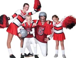 Kinderkostuum Cheerleader Angie - Maat 140